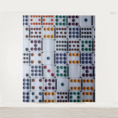 Dominos Numbers Game Wandteppich (Vorderseite)