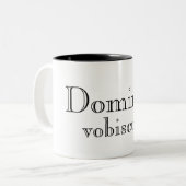 Dominus Vobiscum (Der Herr sei bei dir) Tasse (Vorderseite Links)