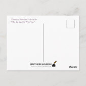 Dominus Vobiscum kann der Herr bei dir sein kathol Postkarte (Rückseite)