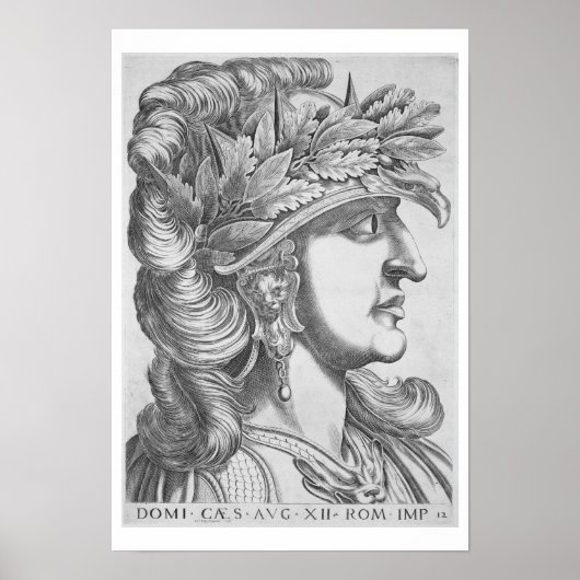 Domitian Caesar (51-96 AD), 1596 (Gravur) Poster (Vorne)