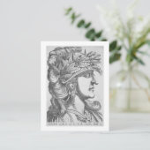 Domitian Caesar (51-96 AD), 1596 (Gravur) Postkarte (Stehend Vorderseite)