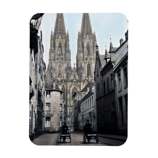 Domkirche St. Peter Köln 1910 Deutschland Magnet (Vertikal)