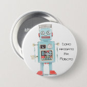 Domo arigato Herr Roboto Button (Vorne & Hinten)