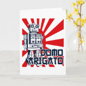 Domo Arigato Karte (Gelbe Blume)