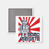 Domo Arigato Magnet (Vorderseite/Rückseite)