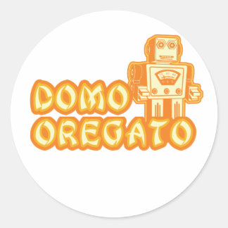domo_oregato runder aufkleber