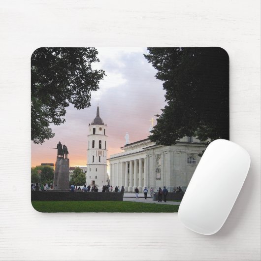Domplatz in Vilnius, LITAUEN Mousepad (Mit Mouse)
