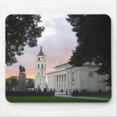 Domplatz in Vilnius, LITAUEN Mousepad (Vorne)