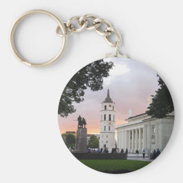 Domplatz in Vilnius, LITAUEN Schlüsselanhänger