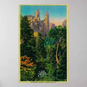 Domspinnen und Yosemite Poster