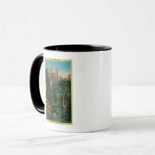 Domspinnen und Yosemite Tasse (Vorderseite Links)