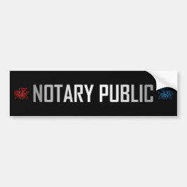 DomTopNotary Notary Public Autoaufkleber