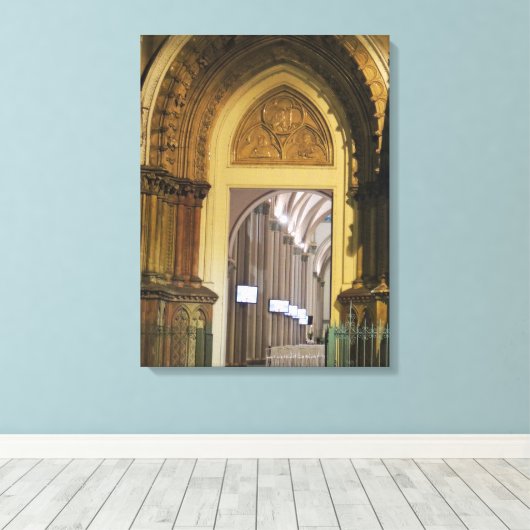 Domtüren - Ecuador Leinwanddruck (Insitu (Holzboden))