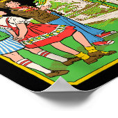 Don' nicht mit Fremden reden Alien Ufo Retro F Poster (Ecke)