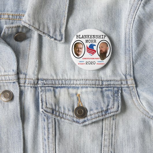 Don Blankenship für den Präsidenten 2020 Button (Beispiel)