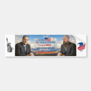 Don Blankenship/William Mohr 2020 Autoaufkleber