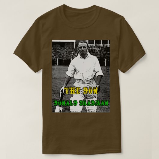 Don Bradman Cricket 2 T-Shirt (Design vorne)