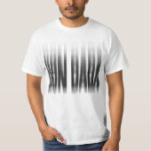 Don Dada Blurred Effect Typografy Reggae T-Shirt (Vorderseite)