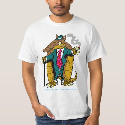Don Dillo Cortado - Gürteltier-Mafia-Boss! T-Shirt (Vorderseite)