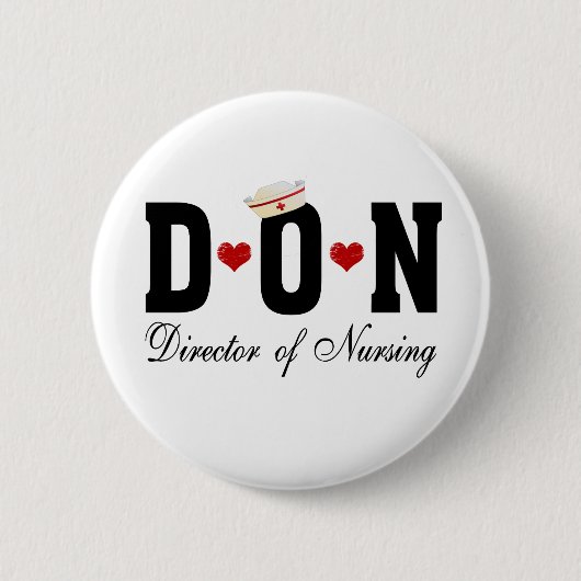 DON Director of Nursing Button (Vorderseite)