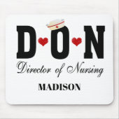 DON Director of Nursing Mousepad (Vorne)