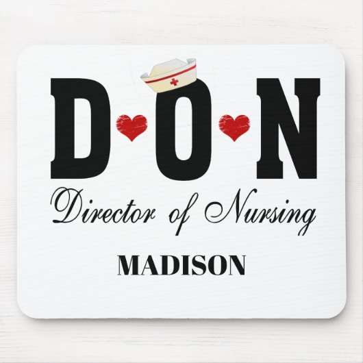 DON Director of Nursing Mousepad (Vorne)