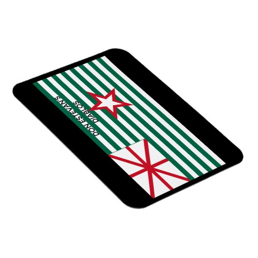 Don Estevans Diablos-Moralflagge Magnet (Rechte Seite)