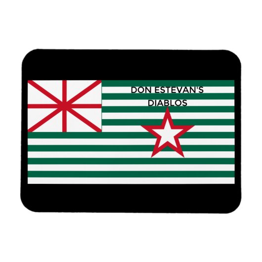 Don Estevans Diablos-Moralflagge Magnet (Horizontal)