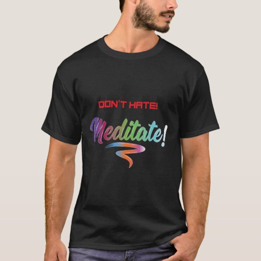 DON HATE Meditat 57 T-Shirt (Vorderseite)