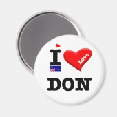 DON - I Liebe Magnet (Vorderseite/Rückseite)