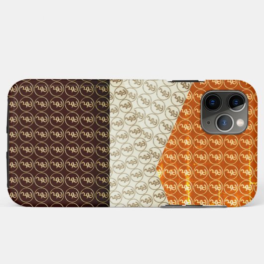 Don Jaymor Past-Time "dj" Logo-Fall iPhone Case (Rückseite (Horizontal))