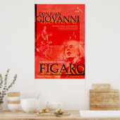 DON JUAN GIOVANNI & FIGARO POSTER (Küche)