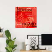 DON JUAN GIOVANNI und FIGARO 2 Poster (Heimbüro)