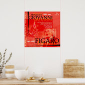 DON JUAN GIOVANNI und FIGARO 2 Poster (Küche)