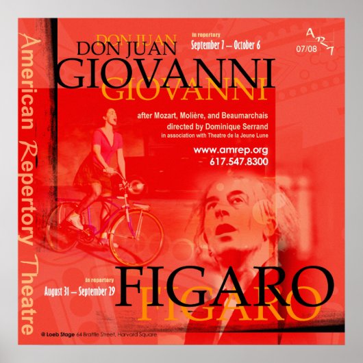 DON JUAN GIOVANNI und FIGARO 2 Poster (Vorne)
