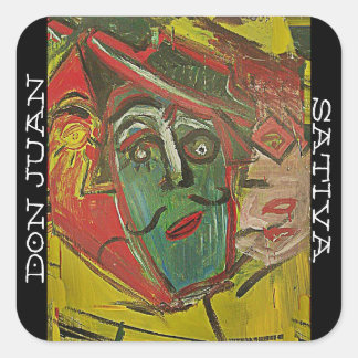 DON JUAN SATIVA QUADRATISCHER AUFKLEBER