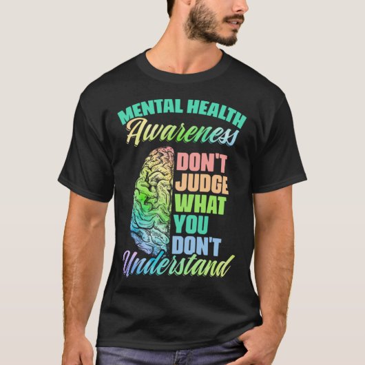 Don Judge Mental Illness Support Mental Health Awa T-Shirt (Vorderseite)