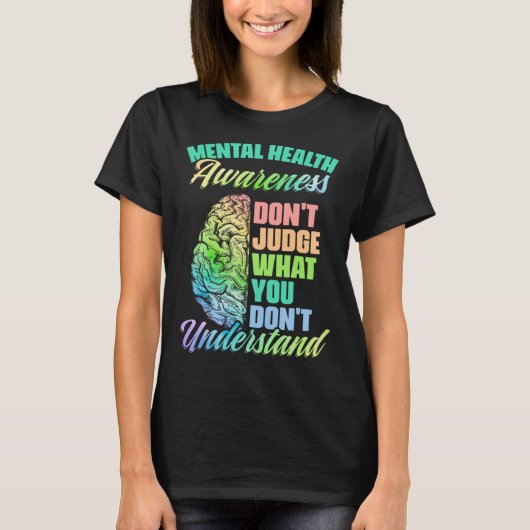 Don Judge Mental Illness Support Mental Health Awa T-Shirt (Vorderseite)