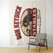 Don Keydick Stables Vintage Farm Wandteppich (Beispiel)