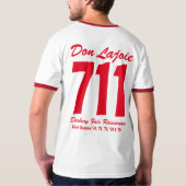 Don Lajoie Danbury angemessenes Racearena 2-Sided T-Shirt (Schwarz voll)