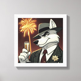 Don Lupo Canino "Neujahr" Leinwanddruck