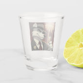 Don Lupo Canino "Neujahr" Schnapsglas (Rückseite)