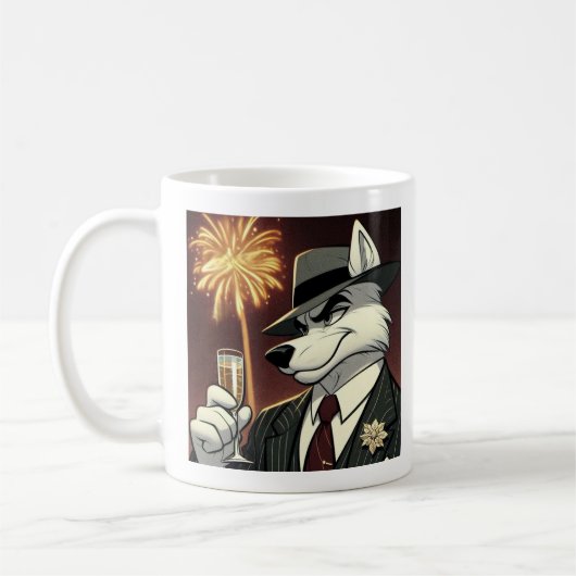 Don Lupo Canino "New Year" Kaffeetasse (Links)