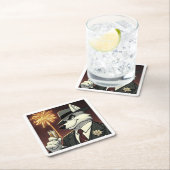 Don Lupo Canino "New Year" Rechteckiger Pappuntersetzer (Vor Ort)