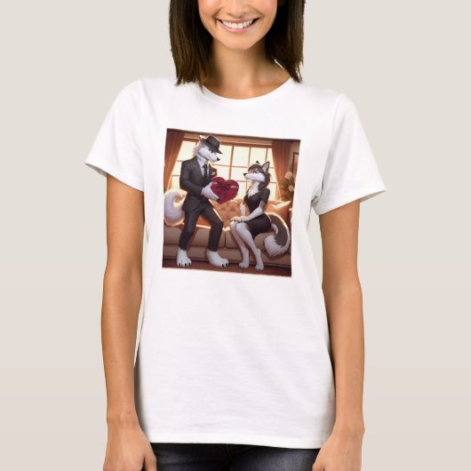 Don Lupo Canino "Valentines" T-Shirt (Vorderseite)