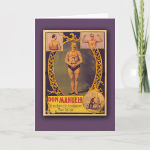 Don Manuelo, tätowierter Mann auf Karten, Karte