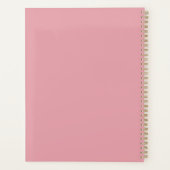DON Nurse Pink Personalisiert Floral Journal Plann Planer (Rückseite)