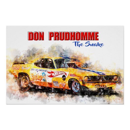 Don Prudhomme The Snake Poster (Vorderseite)