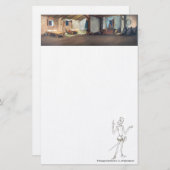 DON QUICHOTE Briefpapier - 400 Jahre Papel de (Vorne/Hinten)