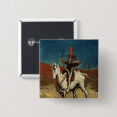 Don Quichote, c.1865-1870 Button (Vorne & Hinten)